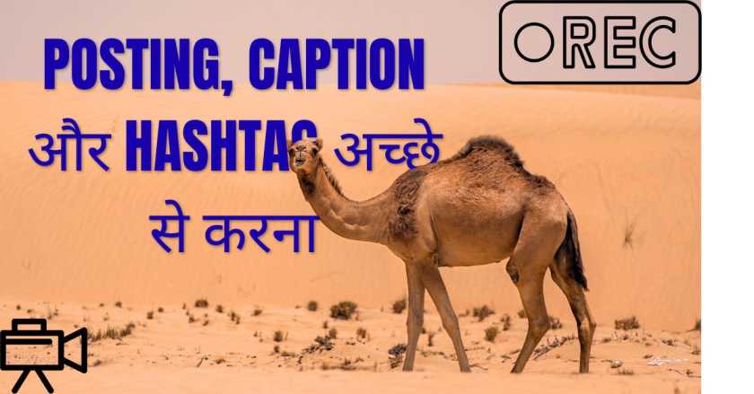 Posting, Caption और Hashtag अच्छे से करना